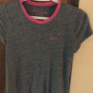 Abercrombie Girl’s size 11/12 grey/pink shirt